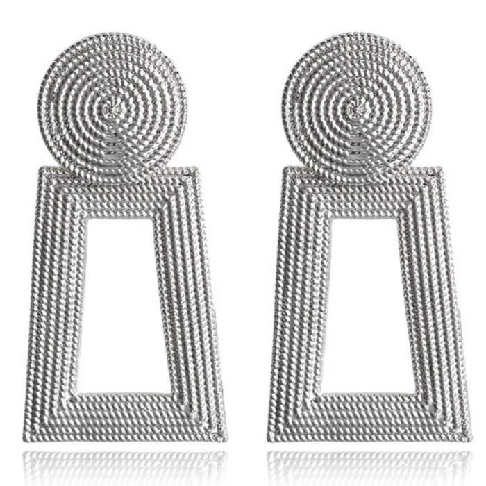 Vintage Oorhangers Cilla – Silver
