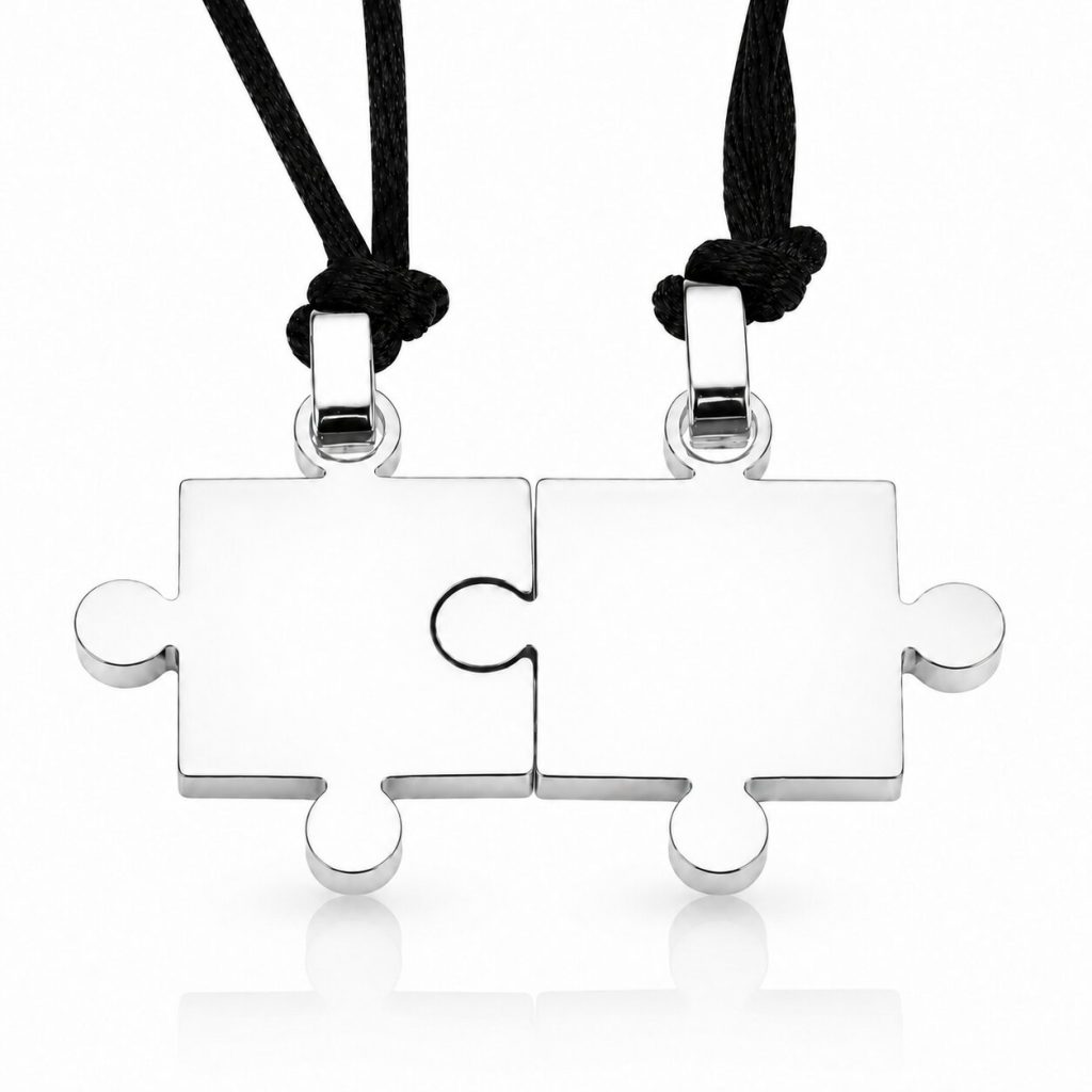 Vriendschapsketting LGT Jewels Edelstaal Puzzelstuk
