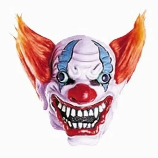 Horror clown masker – volwassenen – Halloween enge clown gezichtsmasker