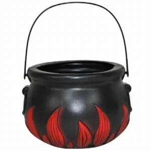 Decoratie heksenketel/kookpot zwart – 18 cm – Halloween versiering