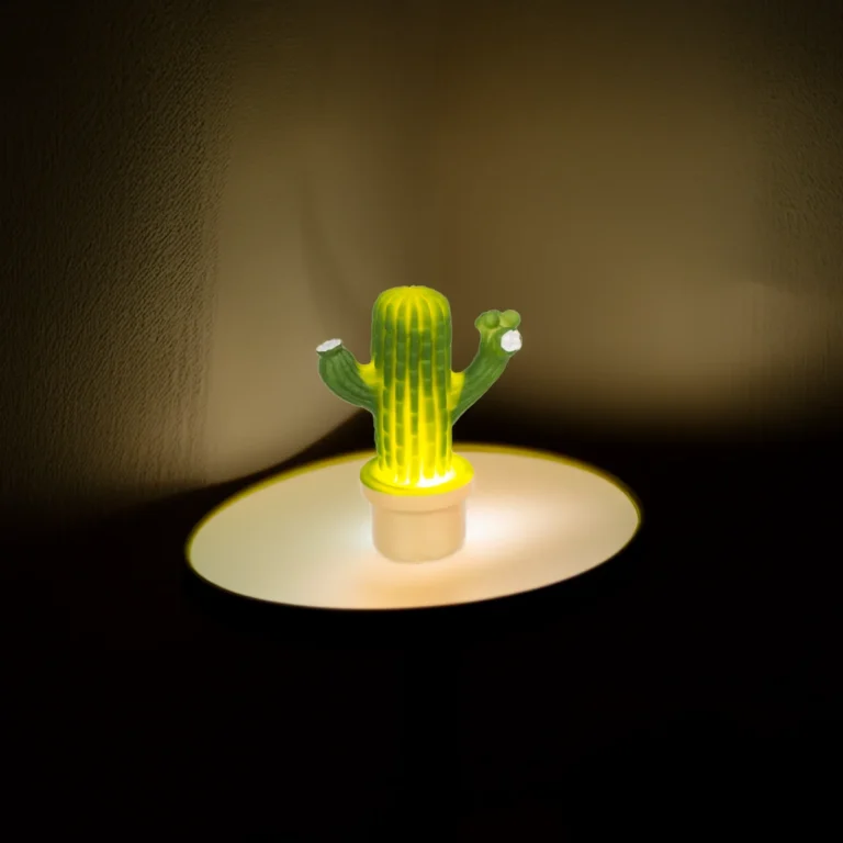 LED sfeerlamp cactus – 8 × 12 cm