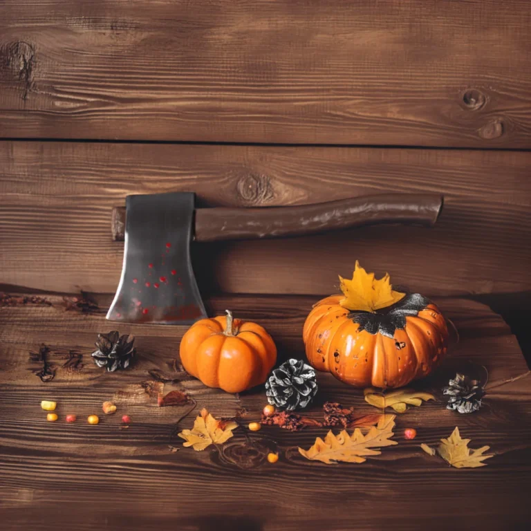 Nep Bijl met Bloed 40 x 7 cm – Halloween Accessoire