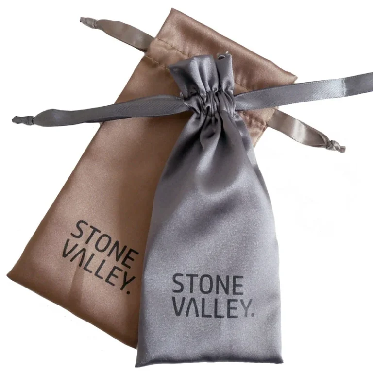 Brillenhoes Satijn Stone Valley – Bruin & Grijs