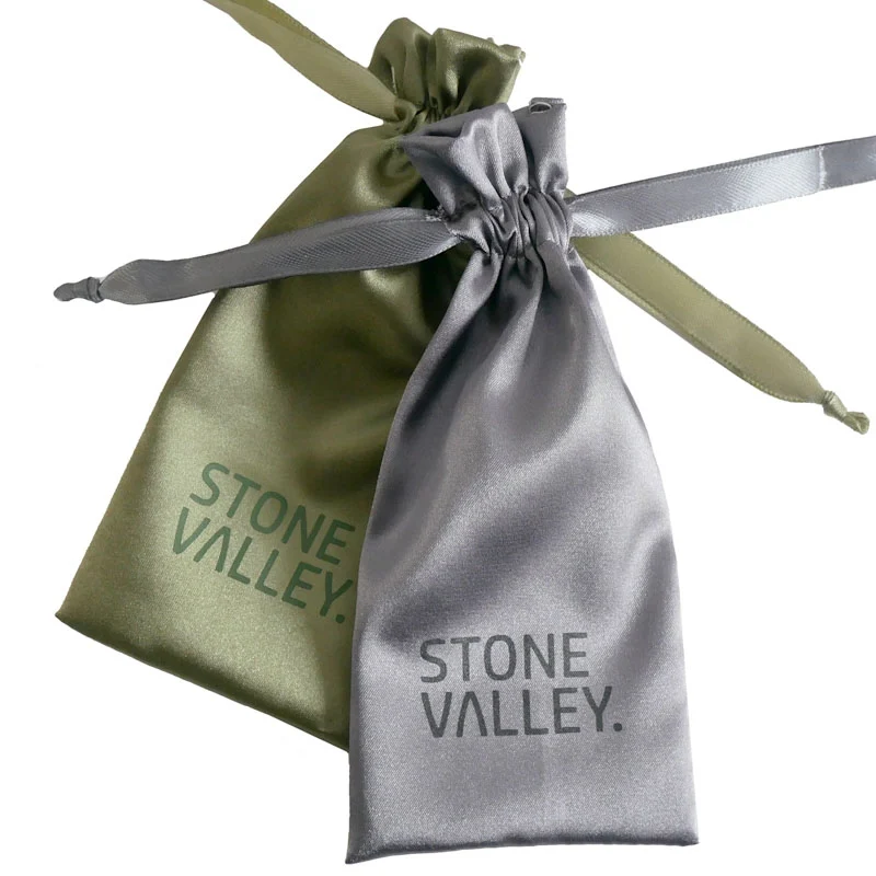 Brillenhoes Satijn Stone Valley – Grijs & Groen