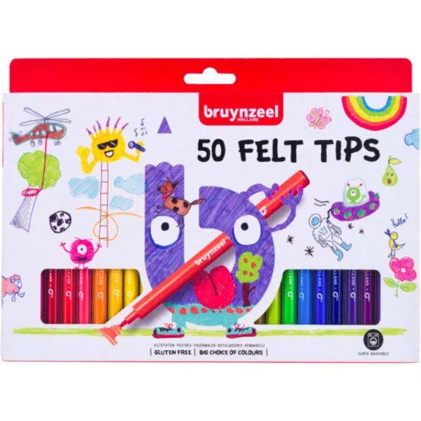 Bruynzeel Viltstiften 50 Stuks
