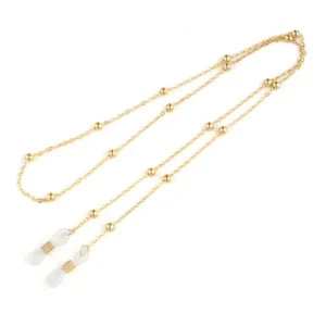 Cilla Jewels goudkleurige Zonnebrilkoord met balletjes voor Dames
