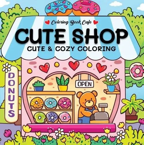 Cute & Cosy Shop – kleurboek voor volwassenen