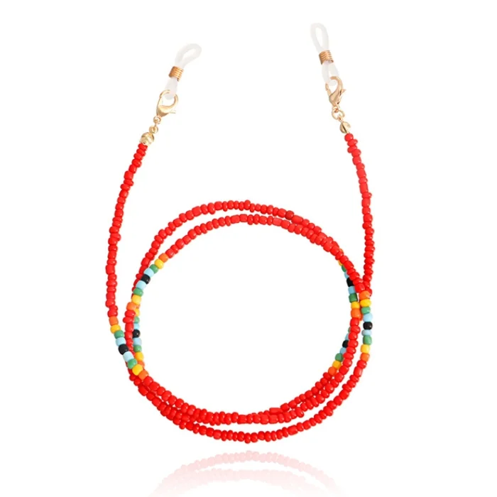 Deja Jewels Rood Bohemian Koord voor Zonnebril of Leesbril