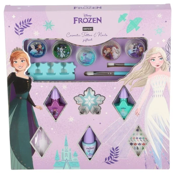 Frozen Giftset 13 Delig Tattoo & Nails