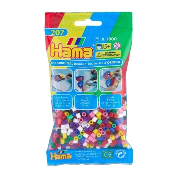 Hama Strijkkralen Primaire kleuren (207-00)