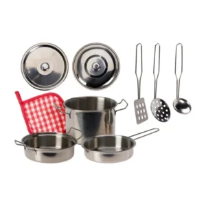 Keukenspeelset Staal 9 Delig