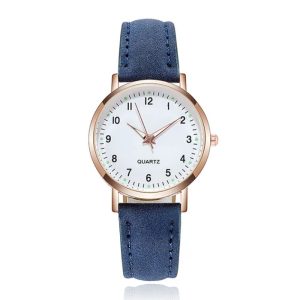 LGT JWLS Dameshorloge met Eenvoudige Uitstraling en Lichtgevende Details Blauw