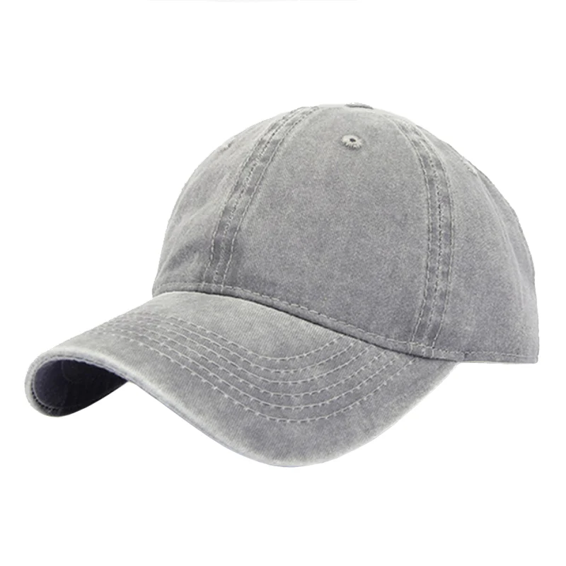 LGT JWLS Effen Baseball Cap met Faded Look – Grijs