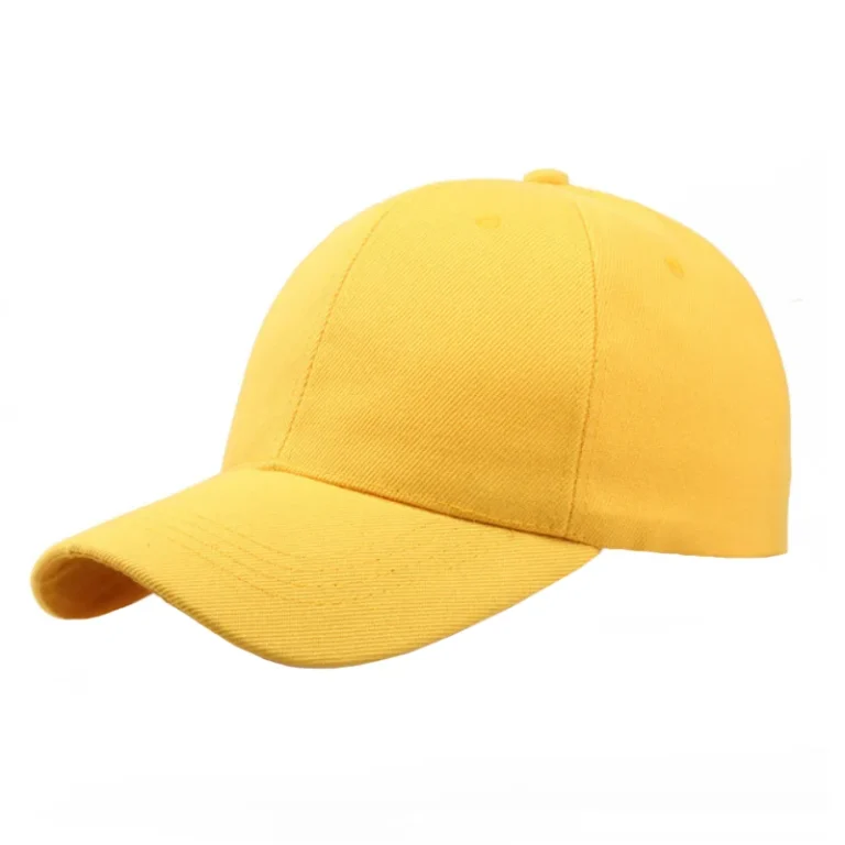 LGT JWLS Effen Baseball Cap van 100% Katoen – Geel