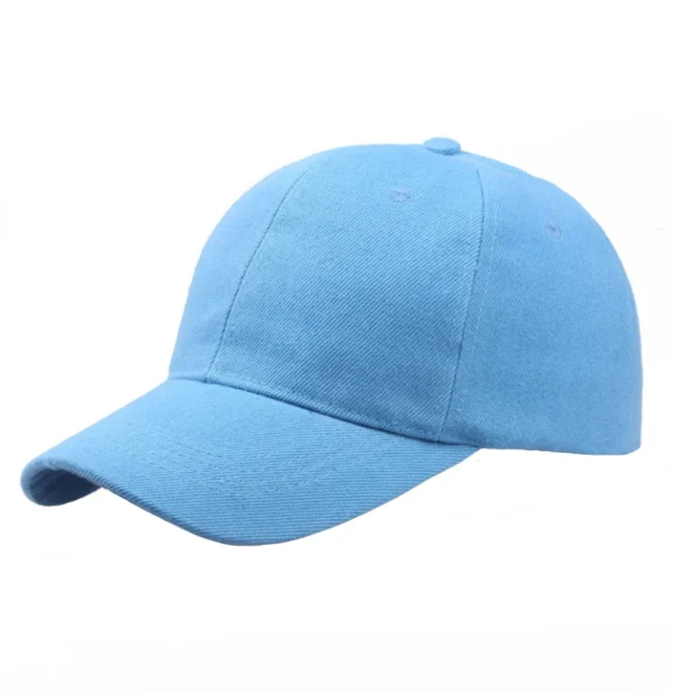 LGT JWLS Effen Baseball Cap van 100% Katoen – Licht Blauw
