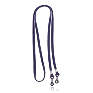 LGT Jewels Donkerblauw Elastisch PU Leren Koord voor Zonnebril of Leesbril