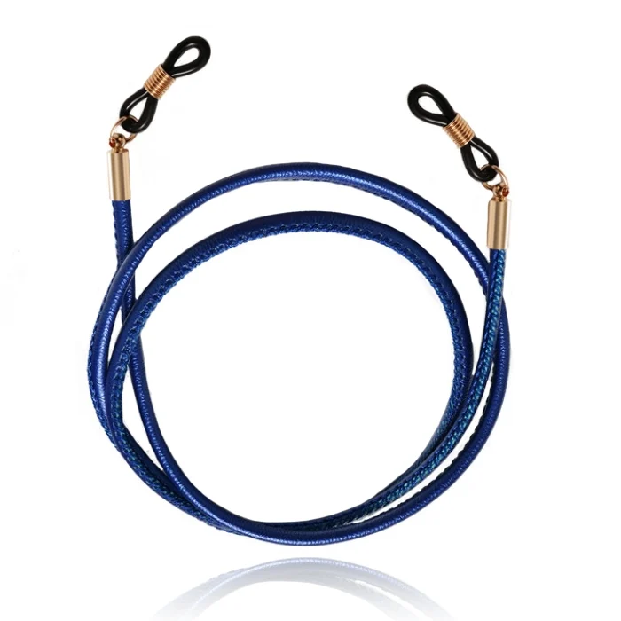 LGT Jewels Donkerblauw PU Leren Koord voor Zonnebril of Leesbril