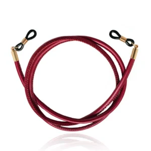 LGT Jewels Rood PU Leren Koord voor Zonnebril of Leesbril