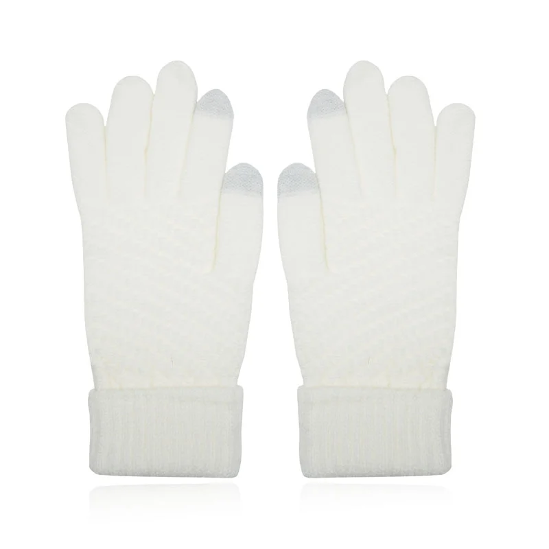 LGT JWLS Dames Touchscreen Handschoenen in Wit