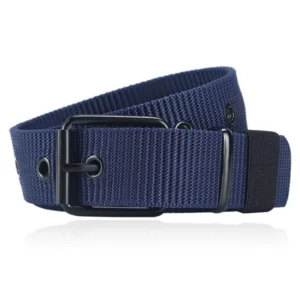 LGT JWLS Gepereforeerde Canvas Riem in Blauw – Heren-110cm
