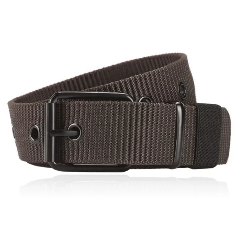 LGT JWLS Gepereforeerde Canvas Riem in Coffee – Heren-110cm