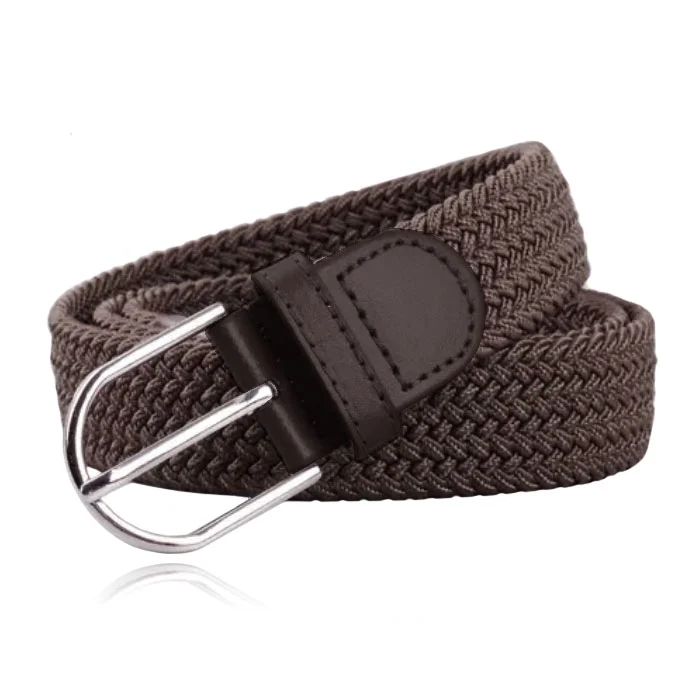 LGT JWLS Herencanvasriem – Elastisch, Bruin-100cm