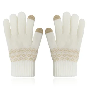 LGT JWLS Winterse Dameshandschoenen – Beige Wit