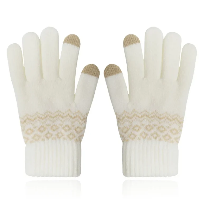 LGT JWLS Winterse Dameshandschoenen – Beige Wit