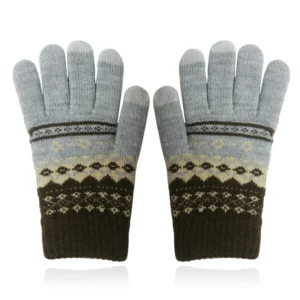 LGT JWLS Winterse Dameshandschoenen – Grijs Bruin