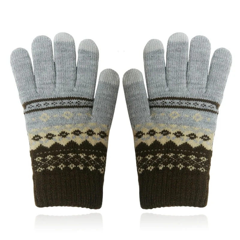 LGT JWLS Winterse Dameshandschoenen – Grijs Bruin