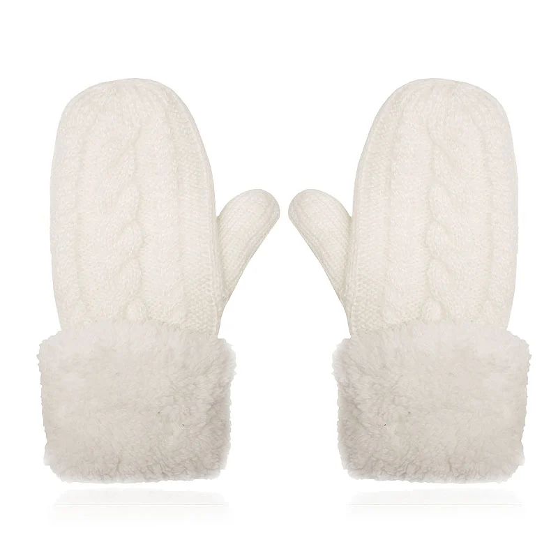 LGT JWLS Witte Gebreide Dameswanten – Warm en Comfortabel