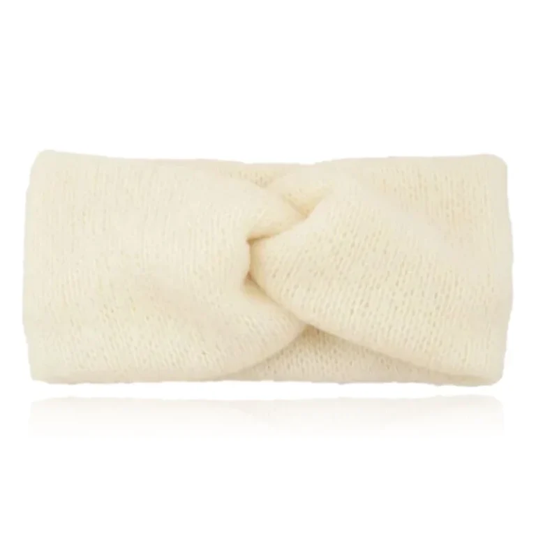 LGT JWLS Zachte Gebreide Oorwarmer Hoofdband – Heerlijk Zacht – Wit