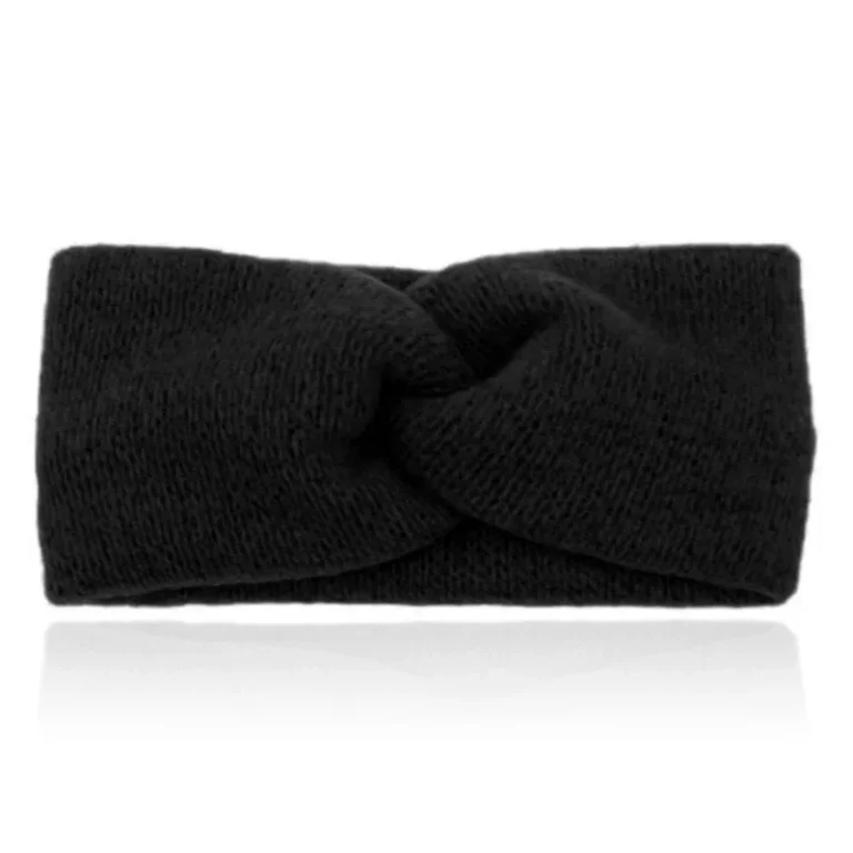 LGT JWLS Zachte Gebreide Oorwarmer Hoofdband – Heerlijk Zacht – Zwart