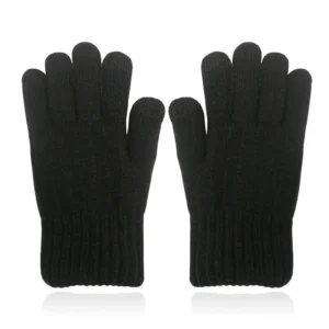 LGT JWLS Zwarte Gebreide Dameshandschoenen – Extra Warme Voering