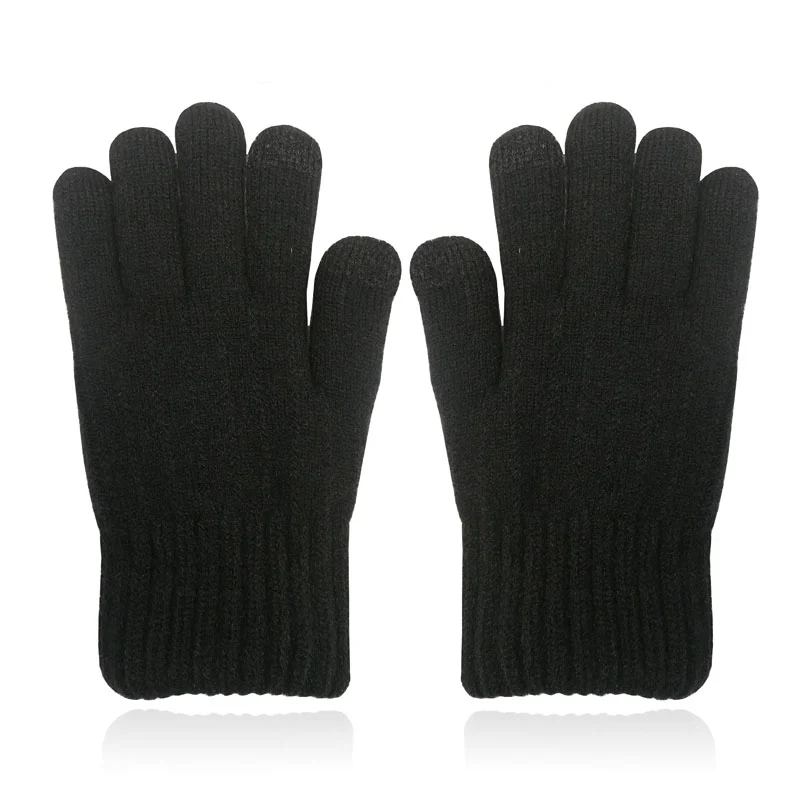 LGT JWLS Zwarte Gebreide Dameshandschoenen – Extra Warme Voering