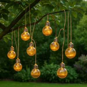 Glitterlichtslinger – 10 LED-lampjes – 1,7 meter