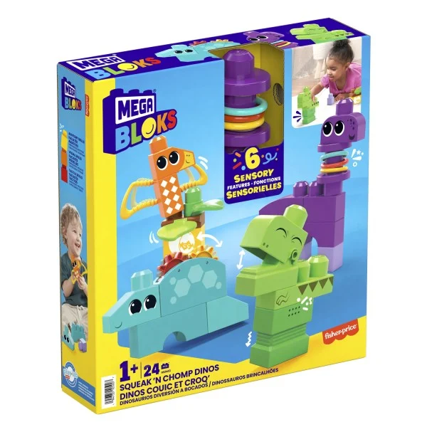 Mega Bloks Fisher Price Squek’n Chomp Dino