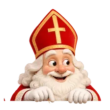 Sint wacht geduldig terwijl jullie de rondetijden instellen