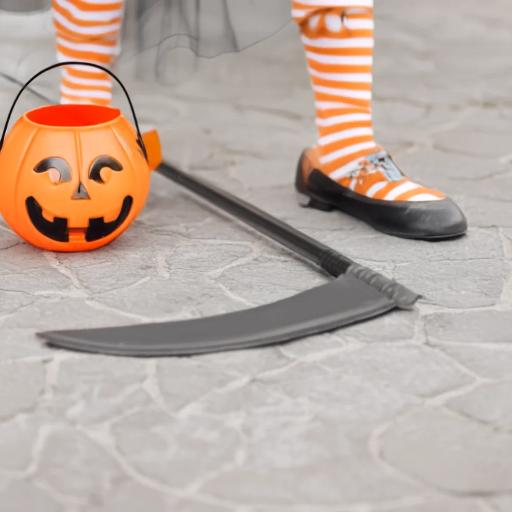 Zwarte Zeis 100×34 cm – Halloween Accessoire