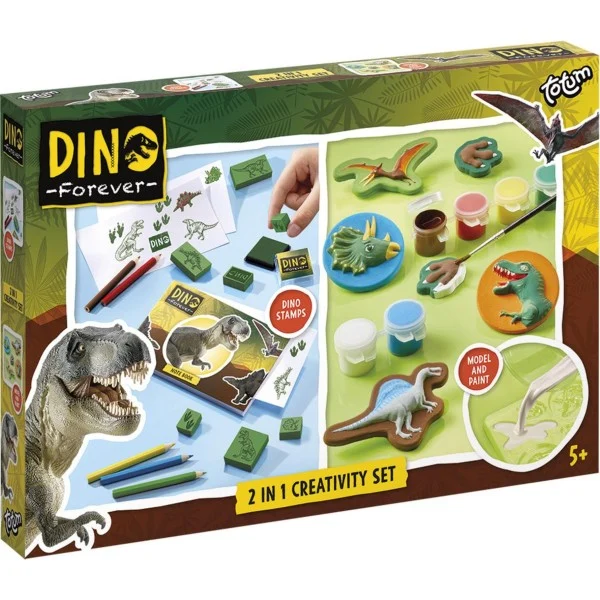 Totum Dino Gipsgieten 2 In 1 Set