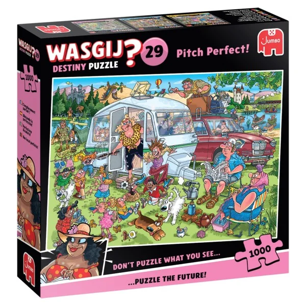 Wasgij puzzel Op de Camping 1000 Stukjes